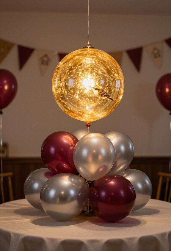 golden snitch balloon decorations