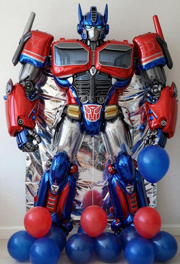 helium filled balloon displays
