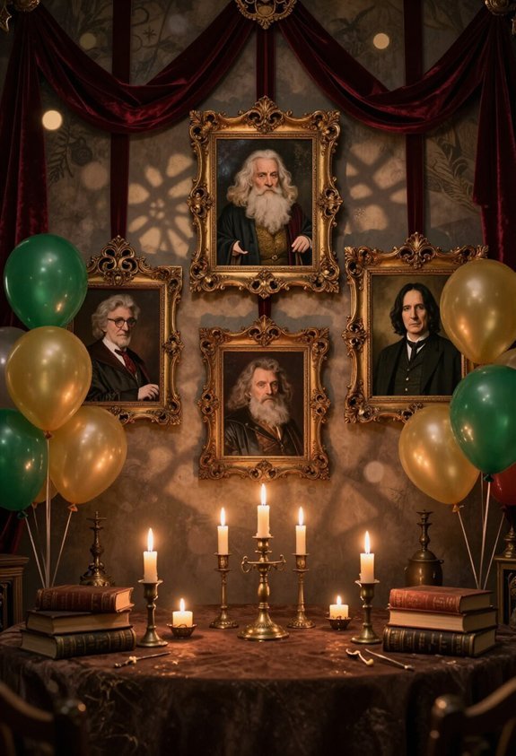 hogwarts themed photo cutouts