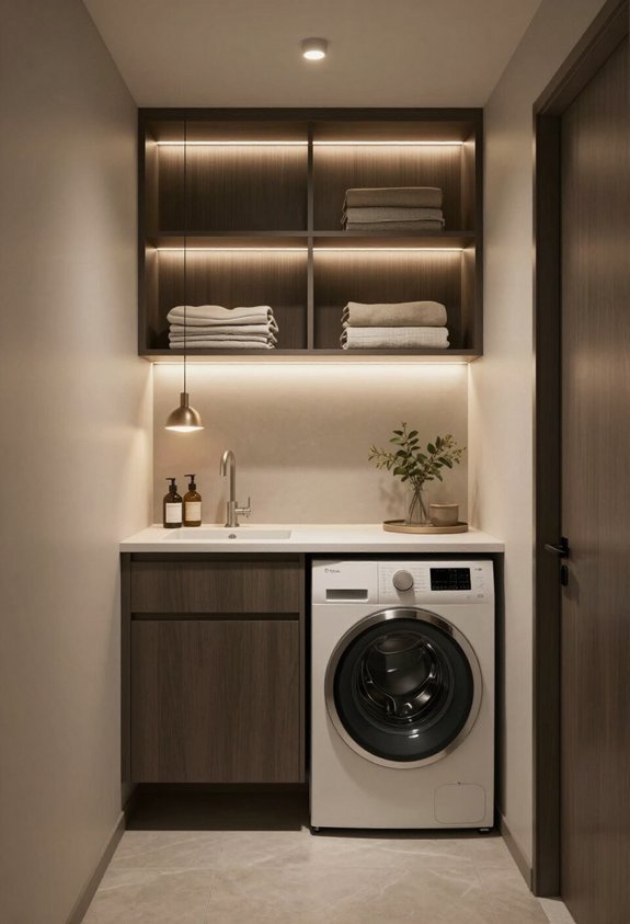 illuminate laundry dark corners