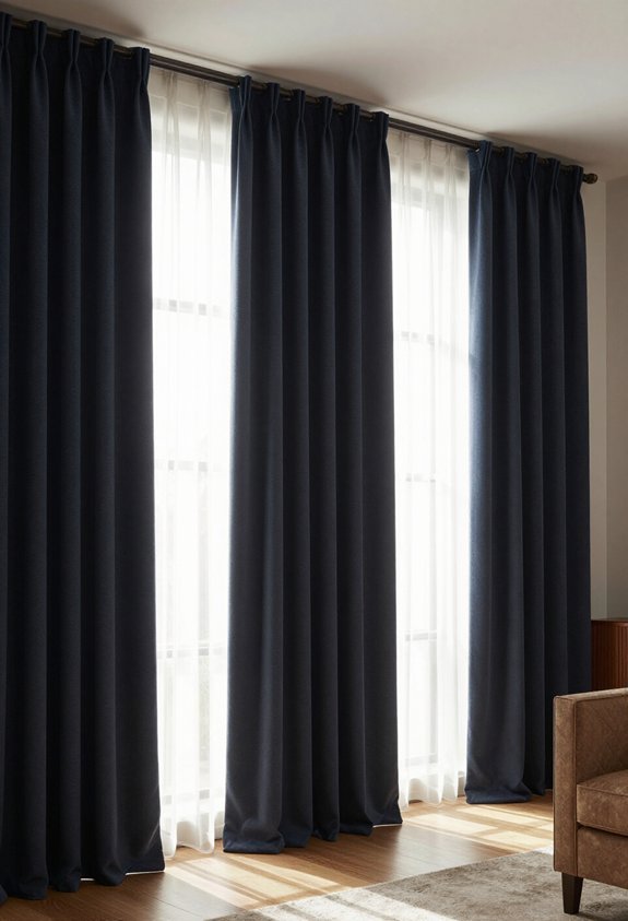 insulating stylish blackout curtains