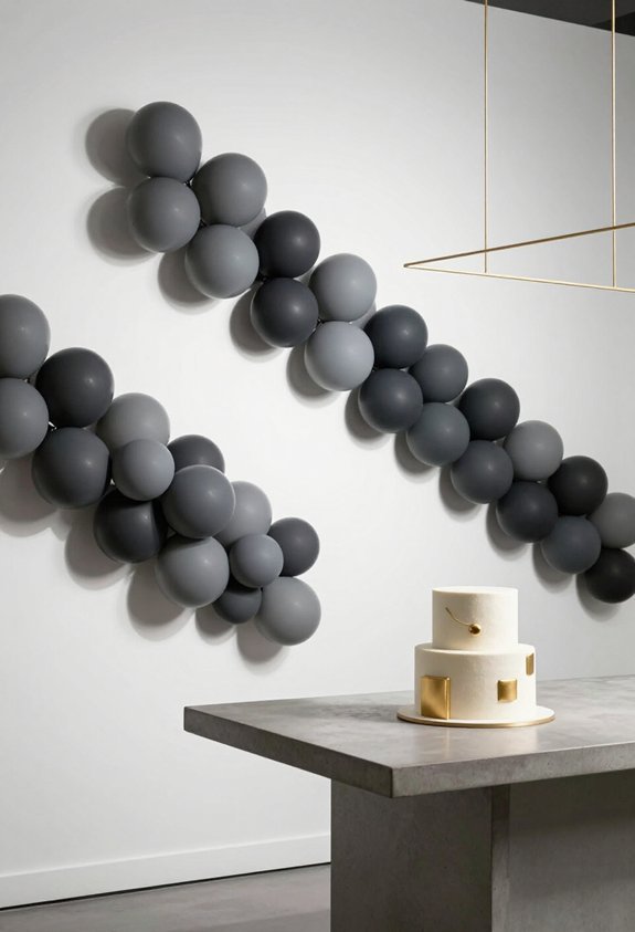 intentional minimalist birthday decor