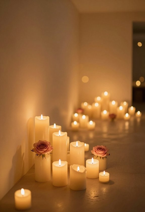 intimate warm lighting atmosphere