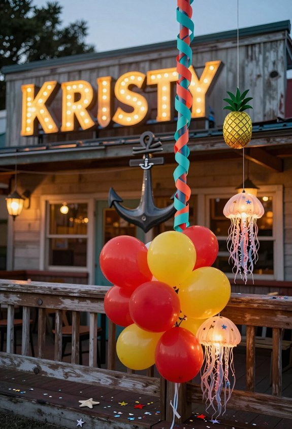 krusty krab party decoration