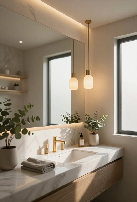 layered lighting for ambiance