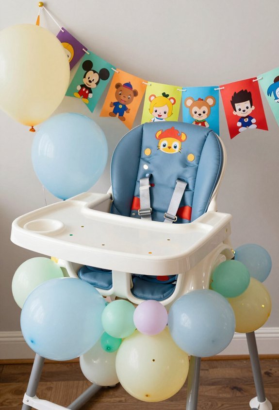 licensed character high chair