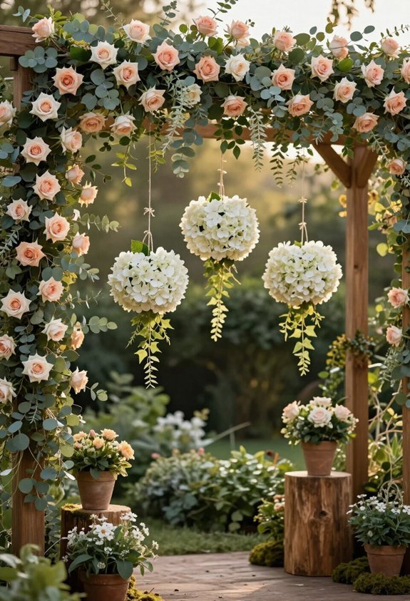 lush floral party decorations