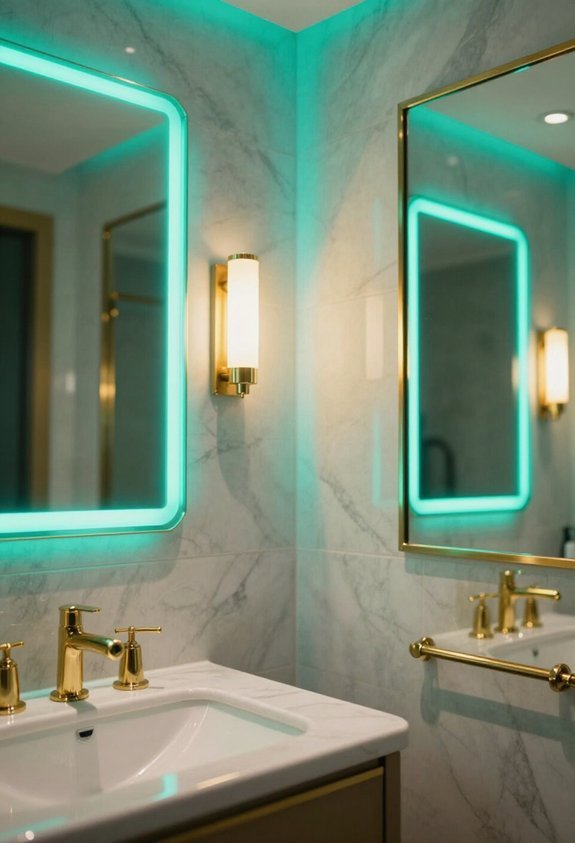 luxury bathroom glam upgrade