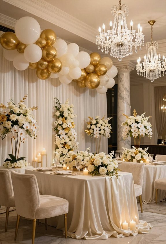 luxury decor for celebrations