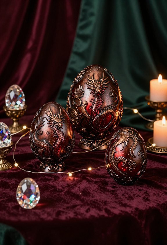 magical dragon egg decorations