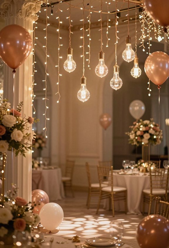 magical rose gold ambiance