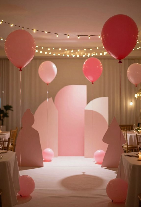 magical soft party lighting