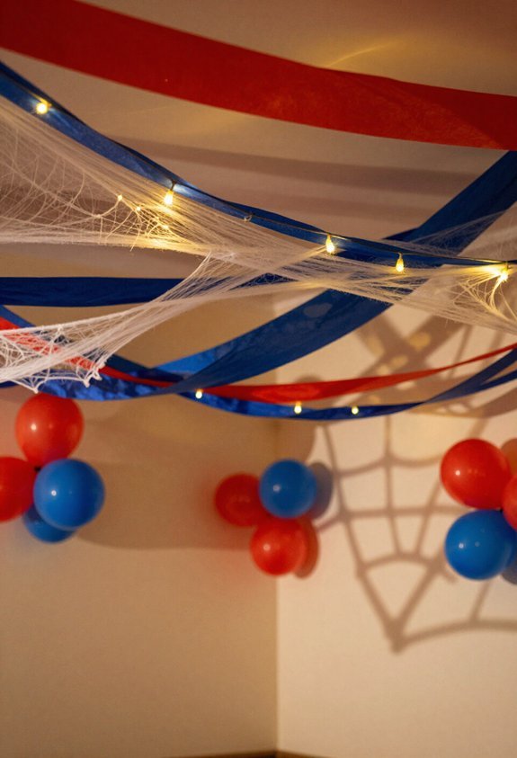 magical spider web ambiance
