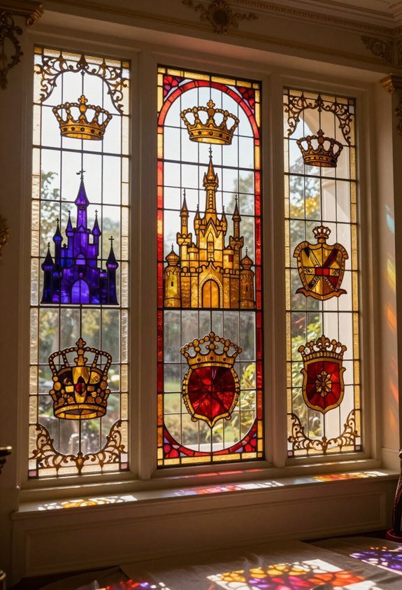 magical stained glass cutouts
