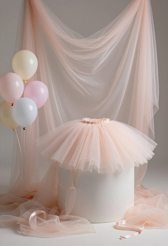 magical tulle party decor