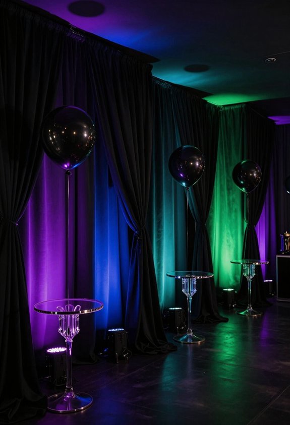 magical uplighting creates ambiance