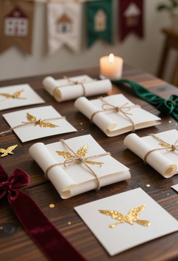 magical wand escort cards