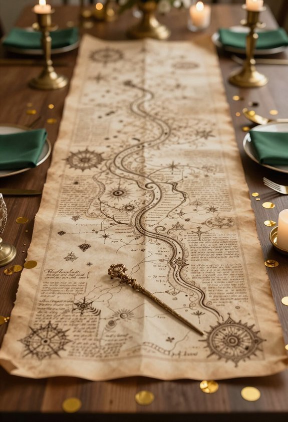 marauder s map table decor