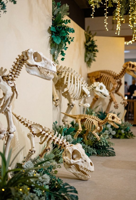 massive dinosaur skeleton decorations