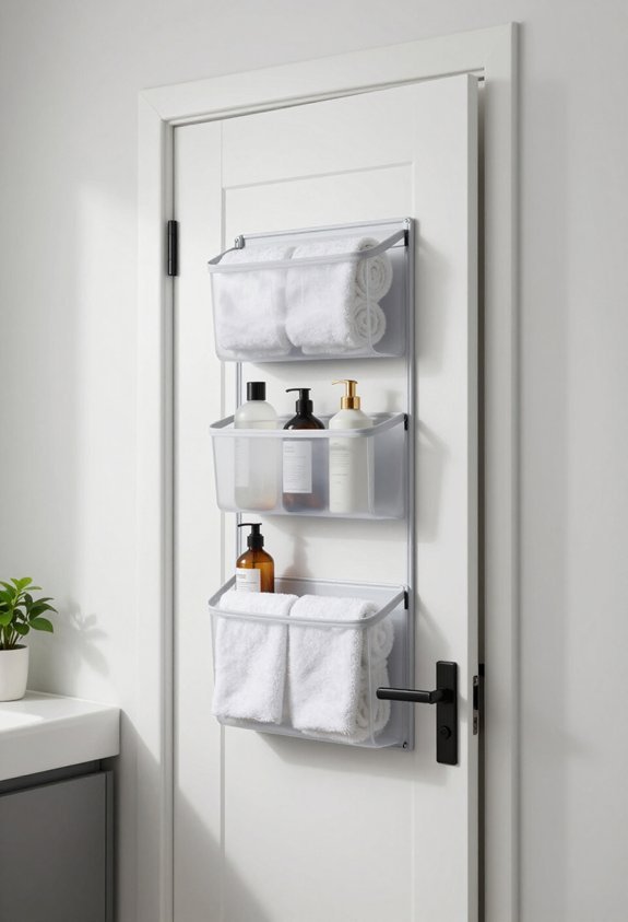 maximize bathroom storage space