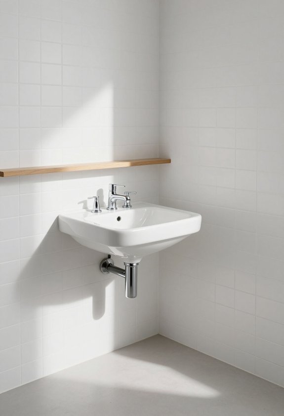 maximize space with corner sink