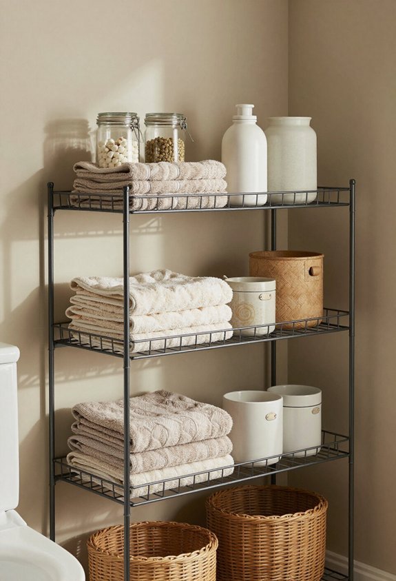 maximize vertical shelf storage