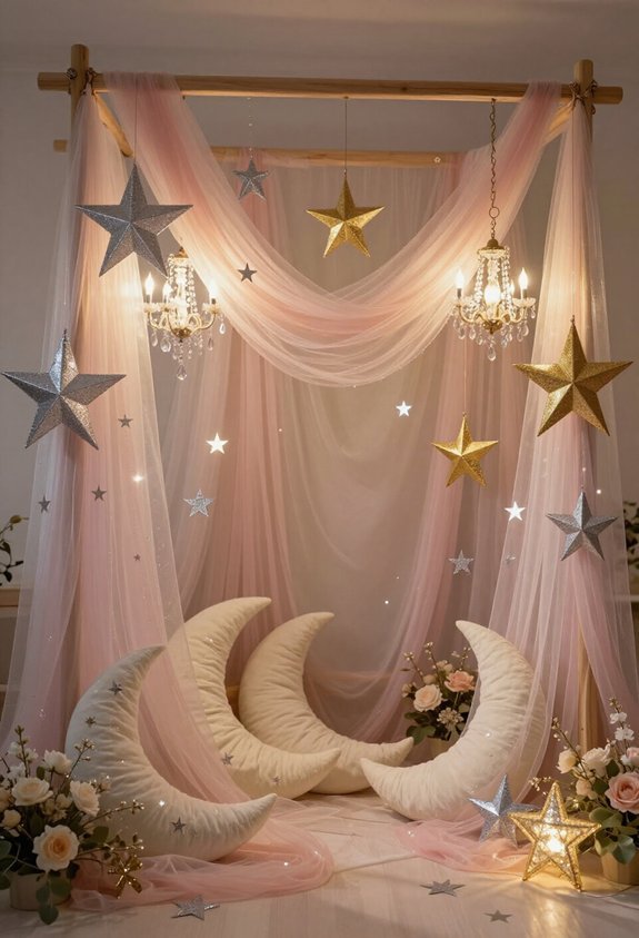 midnight sky birthday theme
