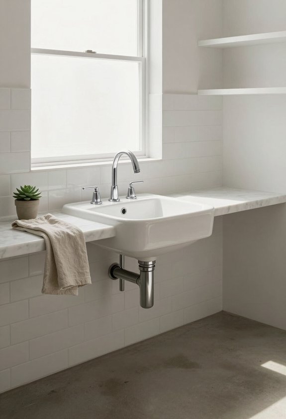 minimalist bathroom organization essential