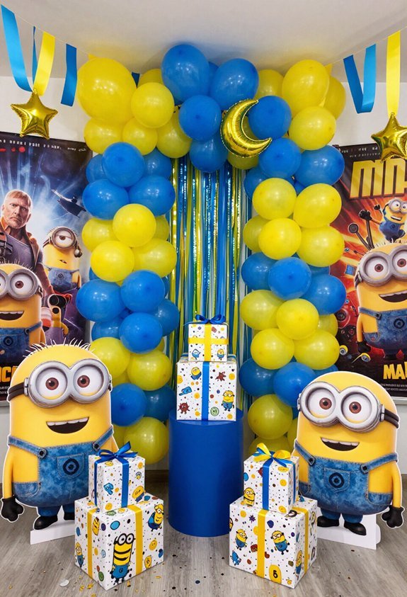 minion themed party decorations