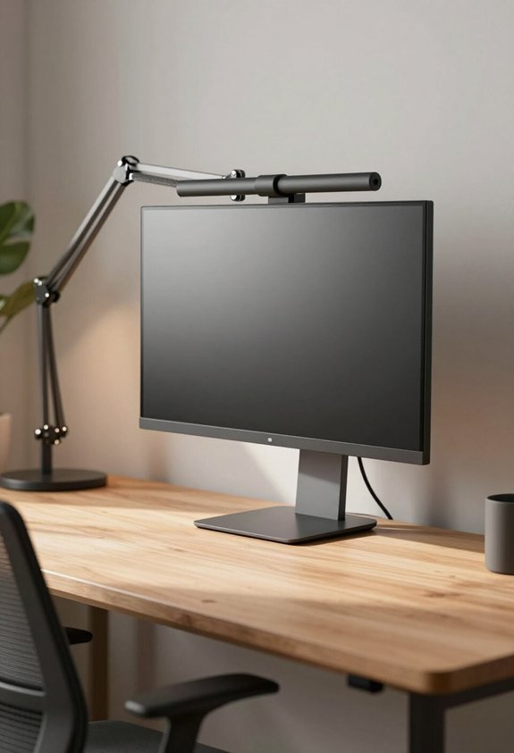 monitor at eye level