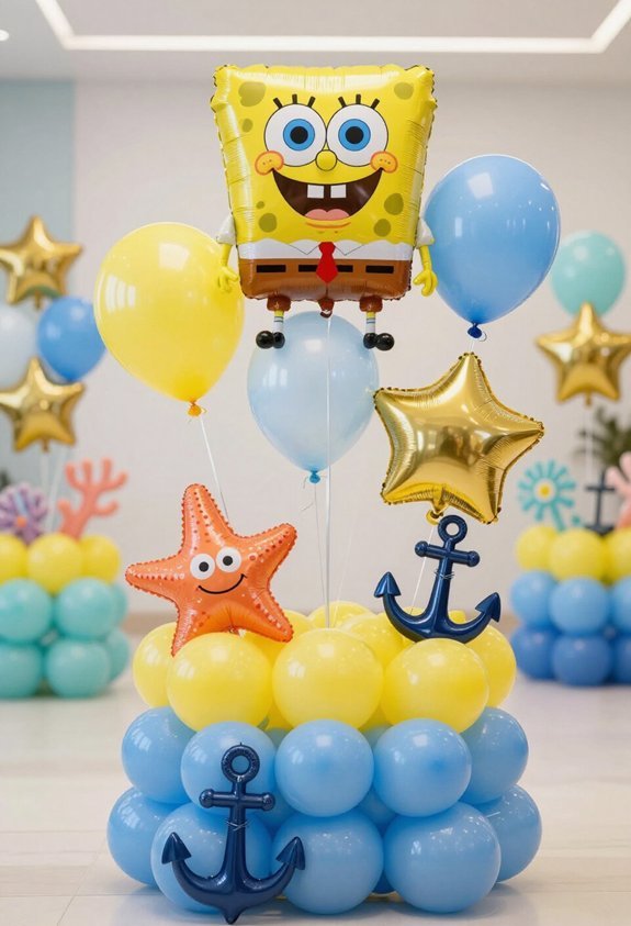 nautical anchor balloon centerpiece