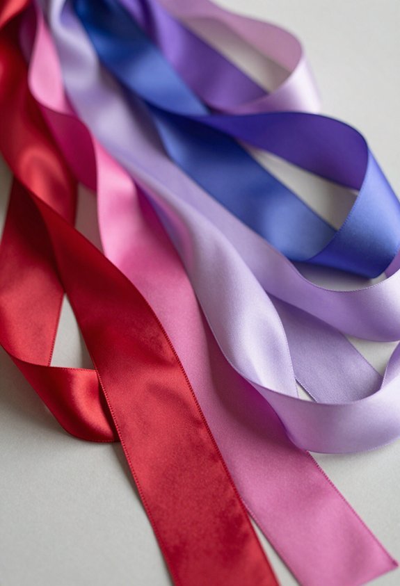 ombre ribbons create vibrance