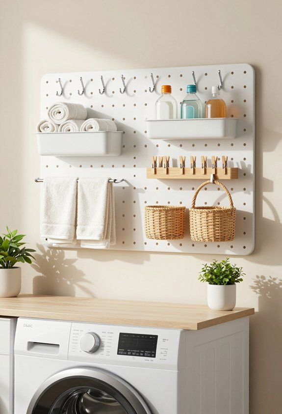 organize laundry supplies cutely