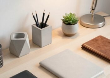 organized home office decor