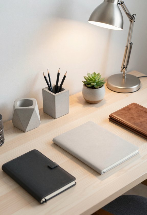 organized home office decor