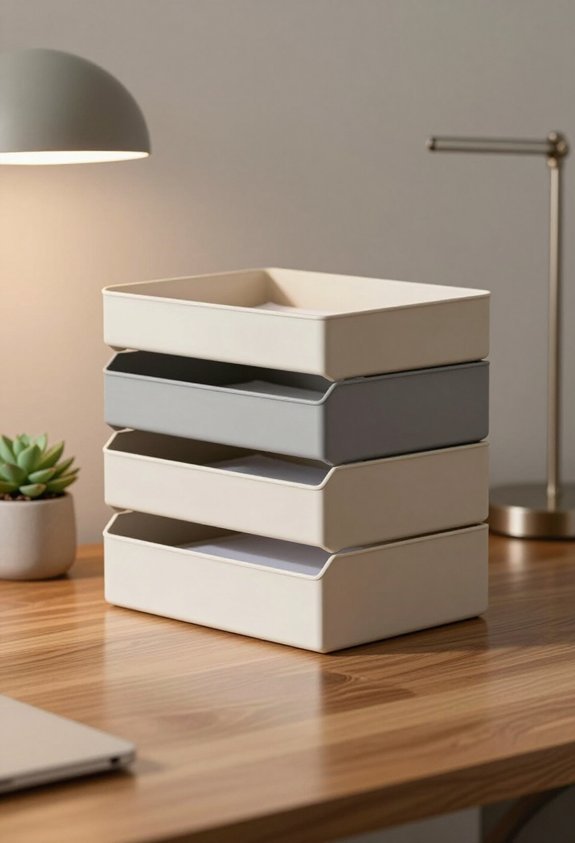 organized papers reduced stress