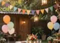 outdoor birthday party decor
