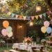 outdoor birthday party decor