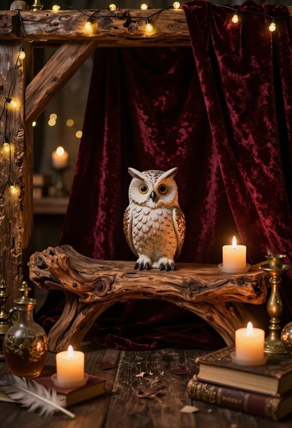 owl perch photo opportunity