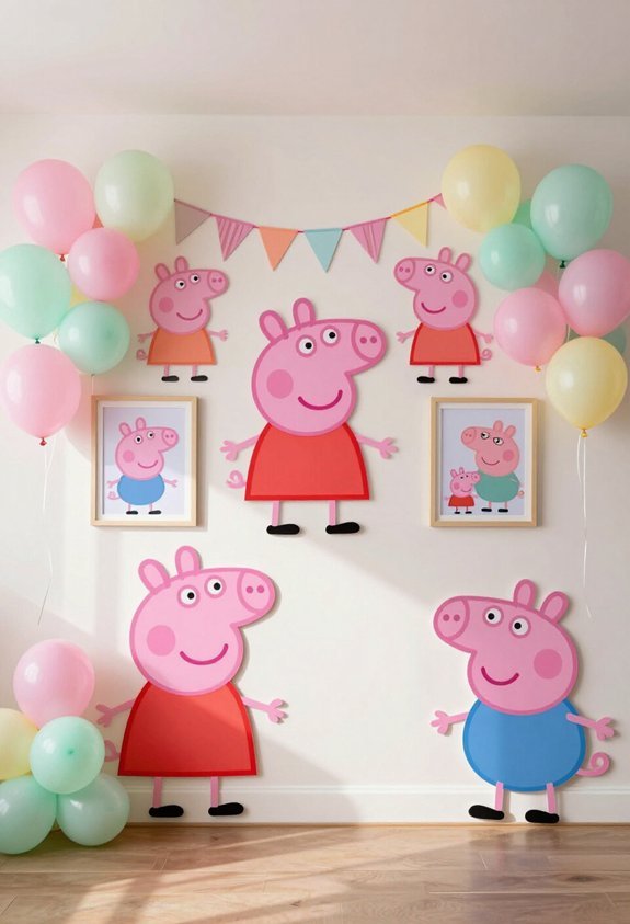 peppa s family photo booth