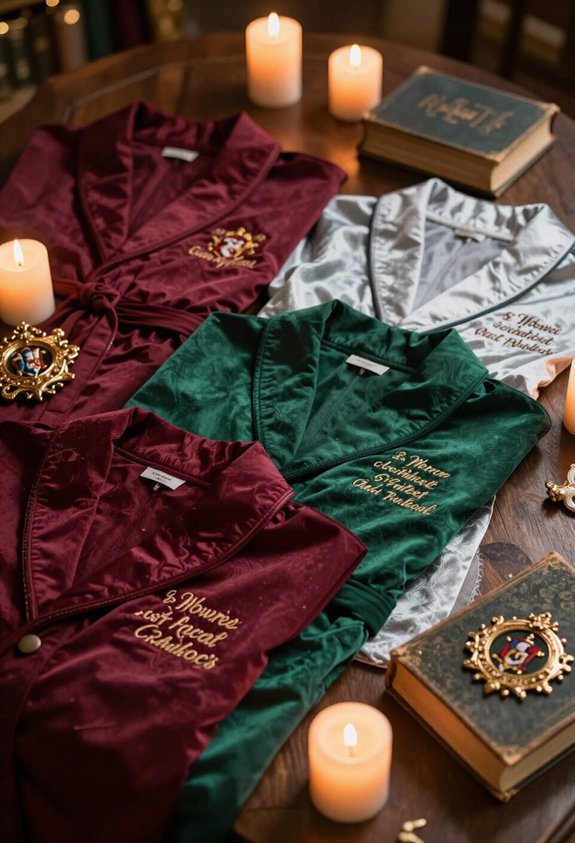 personalized hogwarts house robes
