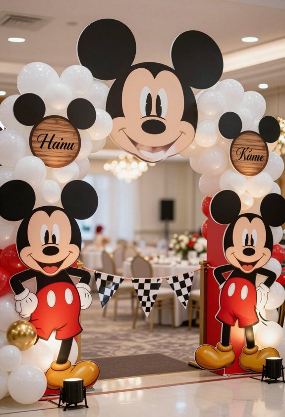 personalized mickey entrance sign