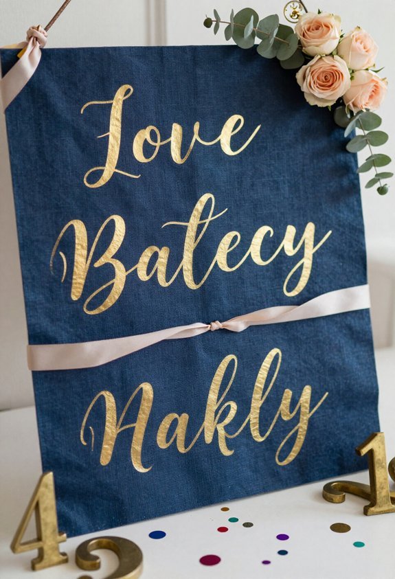 personalized party signage ideas