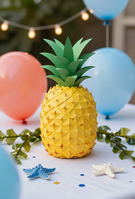 pineapple house table centerpiece