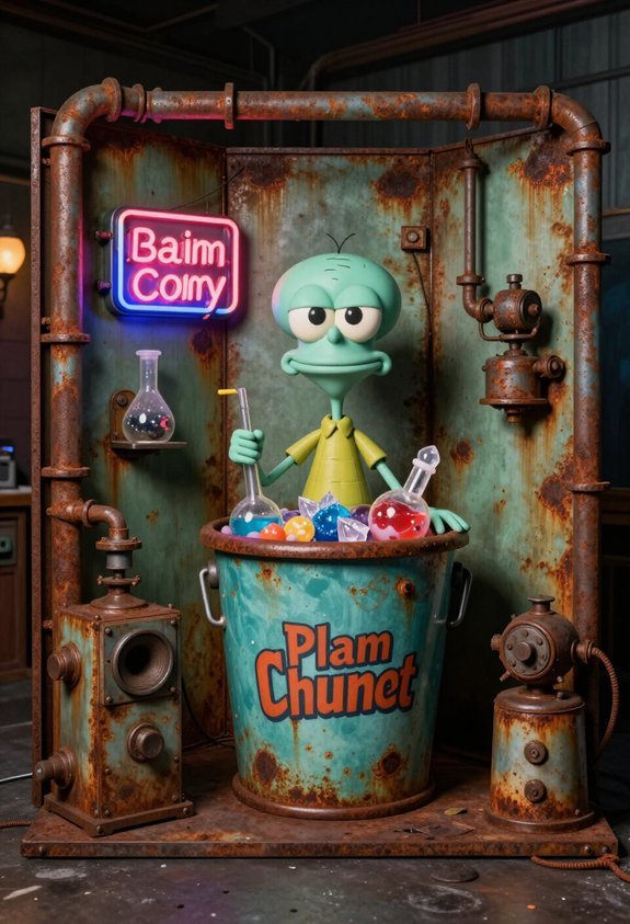 plankton s chum bucket backdrop