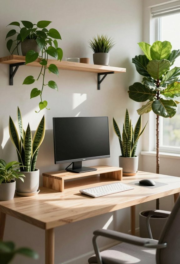 plants enhance focus and air