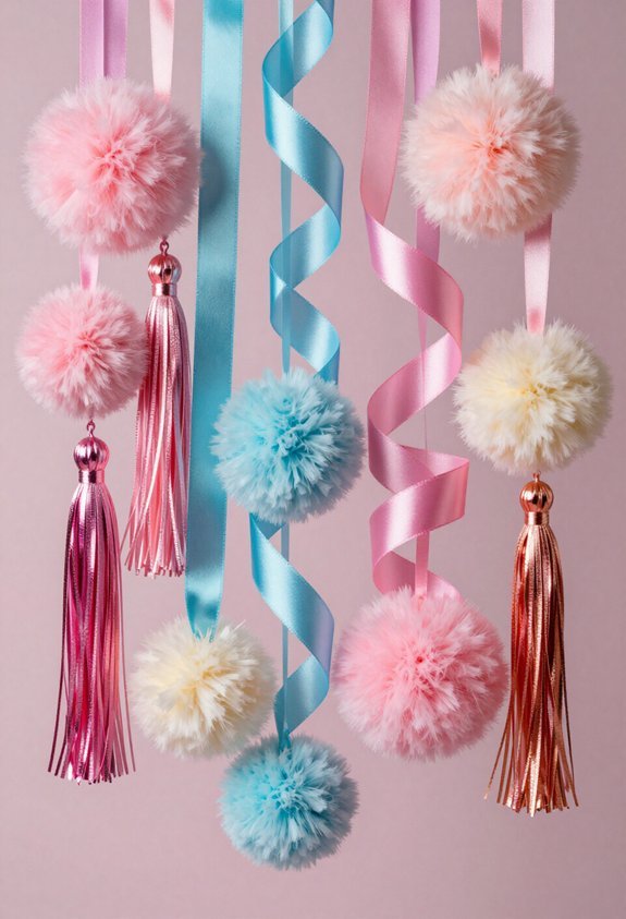 pompoms tassels ribbons unite