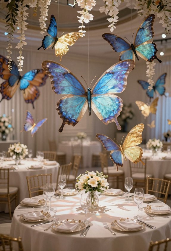 professional butterfly decoration rentals