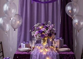 purple birthday party ideas