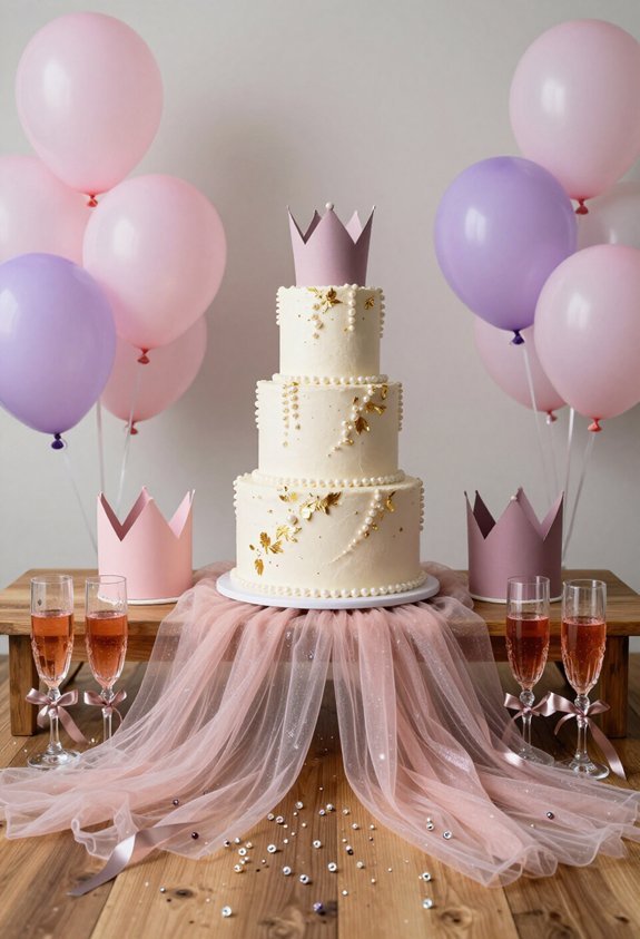 quick royal party decorations